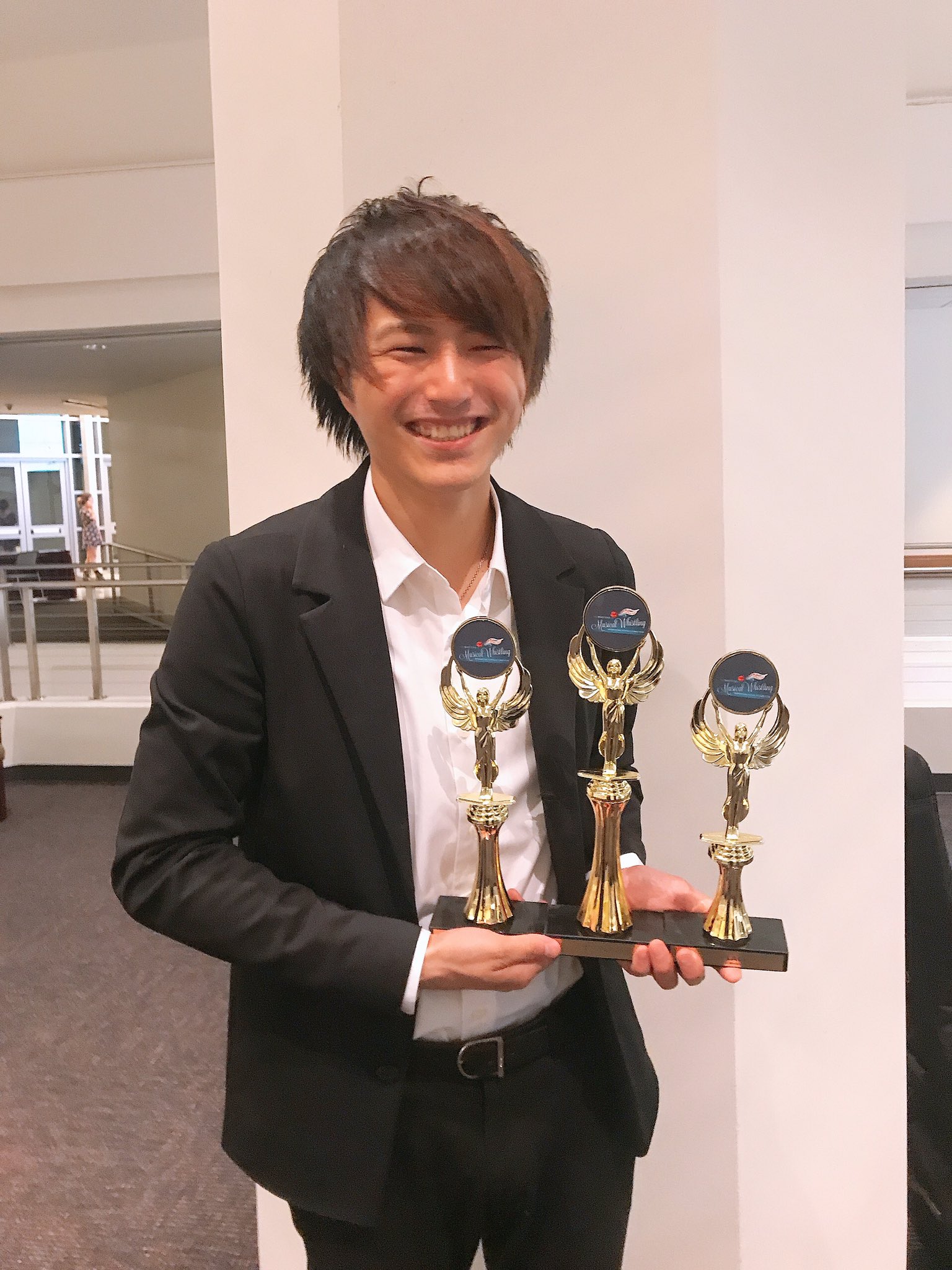 竹中雄大 Yudai Takenaka 口笛世界大会 In ロサンゼルス 個人では2位になりました 口笛のエンタメ部門 アライドアーツ部門 では 自分たちの曲を3人で演奏して3位を勝ち取りました 優勝できなかったのは悔しいけど楽しんで演奏できたので悔い無し