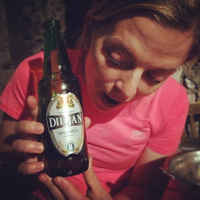 TennyAdamian's tweet photo. The first nonalcoholic beer in Armenia. Thanks Dilijan🍺 for making our friend Beccy happy. #DilijanBeer0. Dear #dargettcraftbeer time to keep up ;). https://t.co/YnUEz5CLqB https://t.co/oP6sjxkbMk