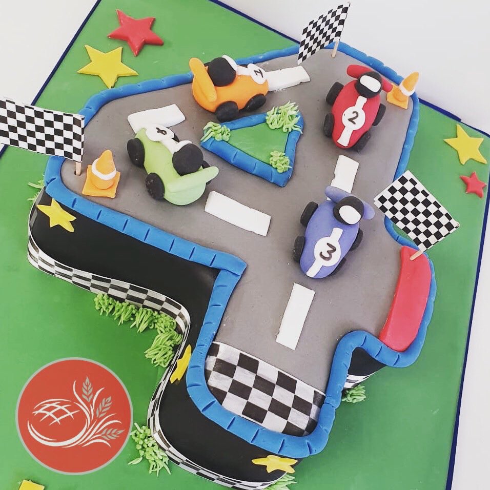 Number cakes are still as popular as ever, themed or simply elegantly finished. Each of our #bespokecakes are made with passion to deliver your messages of best wishes &amp; affection 😊 #welovewhatwedo #bakery #childrenscakes #westmidlands