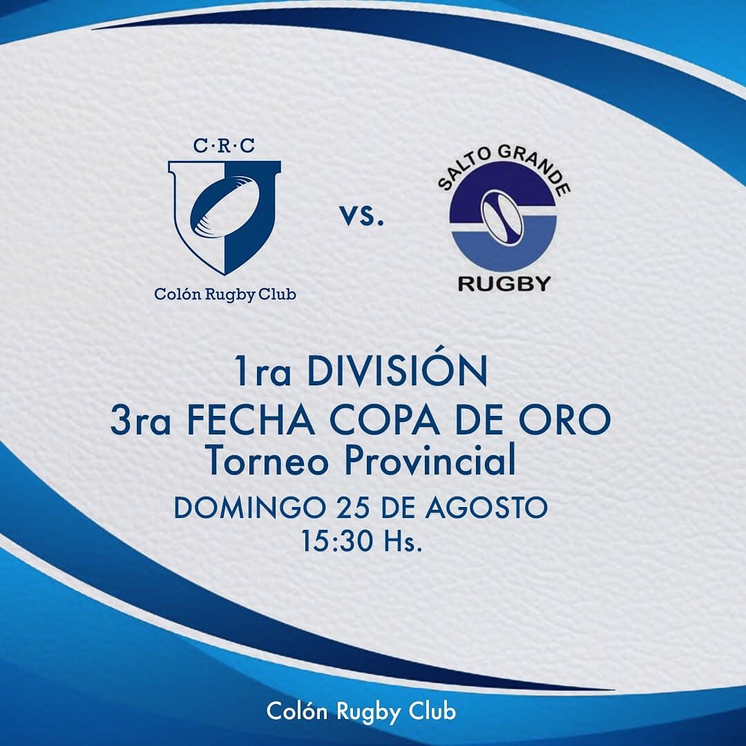 ColonRugbyClub's tweet photo. Hoy!! Te esperamos https://t.co/KfsP0Qbc93
