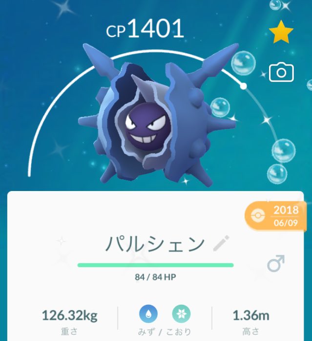 ちゃんき 色違いシェルダーみっけ 2匹目なので進化 青色すき ポケモンgo 色違いシェルダー 色違いパルシェン T Co Ubtuiuhp2s Twitter