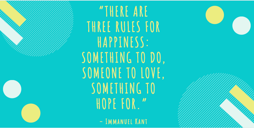 care4eileen's tweet photo. “There are three rules for happiness: something to do, someone to love, something to hope for.” – Immanuel Kant
#carepartners #carepartner #carepartnersupport #caregivers #caregiversupport #caregiver #caregiving #quote #quotation #selfcare #caregiverjourney https://t.co/b7WXuAqWzS