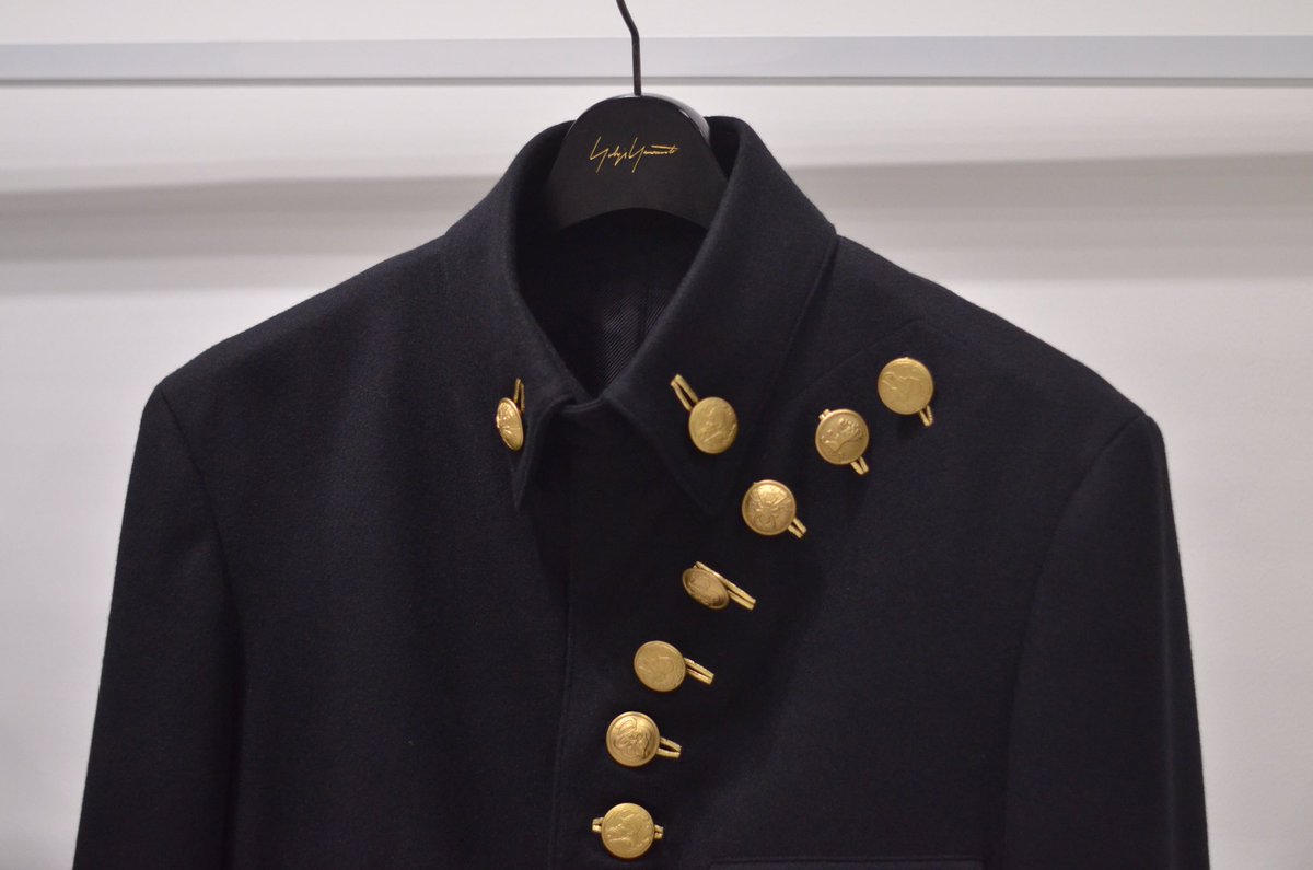 国産定番 Yohji Yamamoto - Yohji Yamamoto 19AW look30 金ボタン