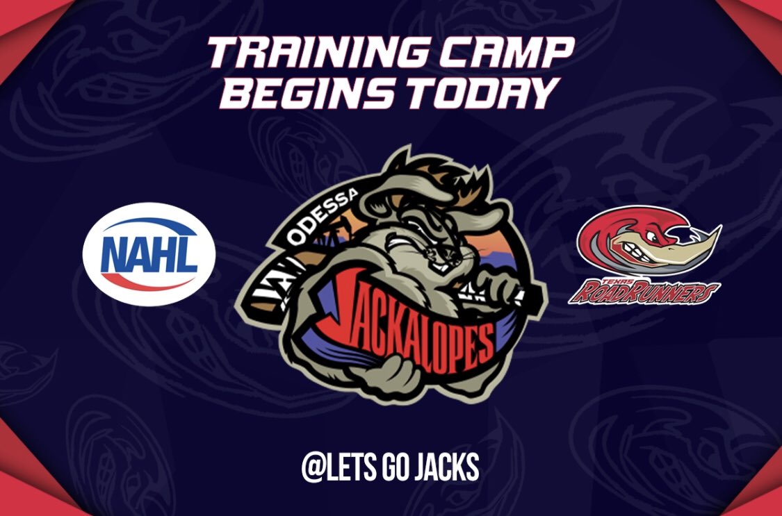 TEXRoadRunners's tweet photo. 2019-2020 season begins... Now!  @LetsGoJacks @TEXRoadRunners @NAHLHockey @NACommissioner @NA3HL @CityofOdessa @SpiritIceArena https://t.co/7QP3VcGsNh