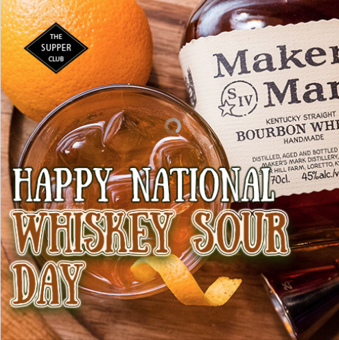 thesupperclubw's tweet photo. Today is National Whiskey Sour Day! What a perfect excuse to drink as many as your heart desires!๐
Who's celebrating with us?
#TheSupperClub #itssuppertime #pizza #cocktails #yorkshire #wakefield #brewdog #WhiskeySour https://t.co/MYuRW8m0AZ