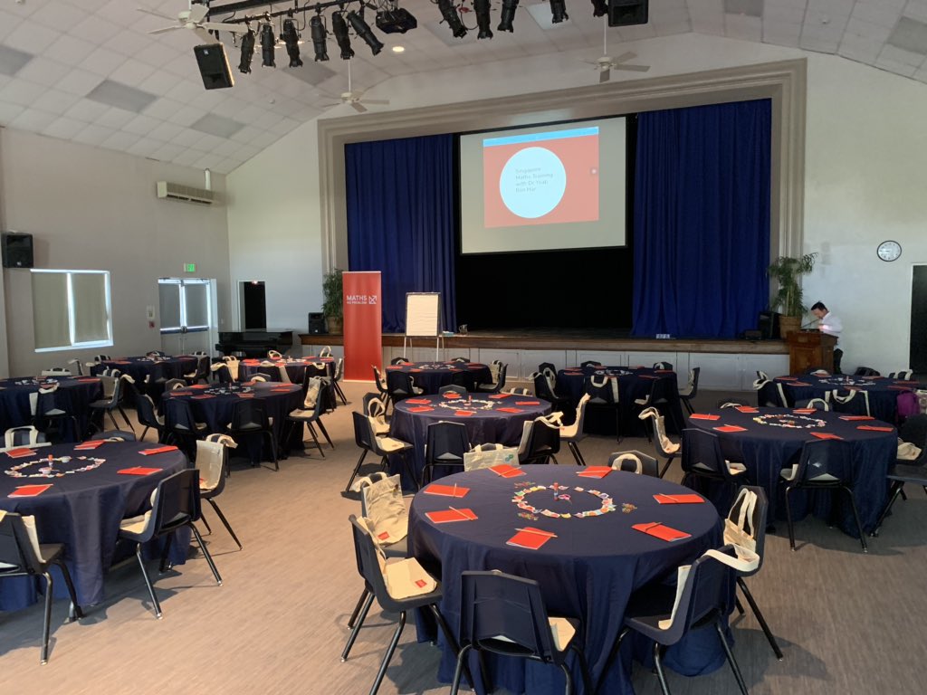 WarwickAcademy's tweet image. Dr Yeap Ban Har ready to run his 3 day Singapore Maths / Maths No Problem conference @WarwickAcademy @MathsNoProblem #Bermuda #warwickacademy #makemathsfun