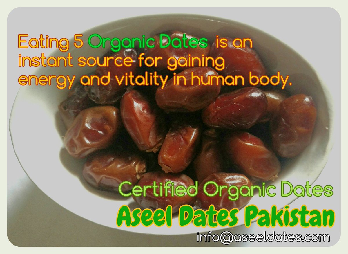 Aseel Dates (@aseeldates) on Twitter photo 2019-08-25 12:21:26 Eating 5 Organic Dates is an instant source for gaining energy and vitality in human body. #organicdates #organic #organicfood #organicfruit #aseeldates #healthyfood #healthyliving Eating 5 Organic Dates is an instant source for gaining energy and vitality in human body. #organicdates #organic #organicfood #organicfruit #aseeldates #healthyfood #healthyliving
