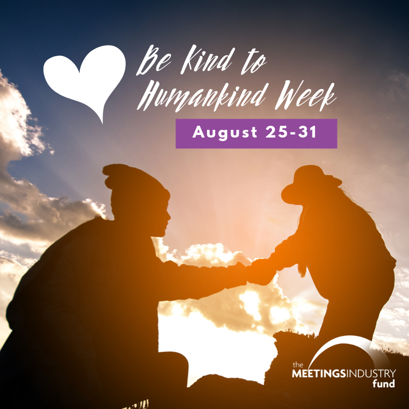 MeetingsFund's tweet photo. Today marks the first day of Be Kind to Humankind Week! Check out some ideas for what you can do to celebrate: https://t.co/hDgXus8niT #spreadthekindness #WeveGotYourBack #MeetingFund https://t.co/oWgHHW8nTl