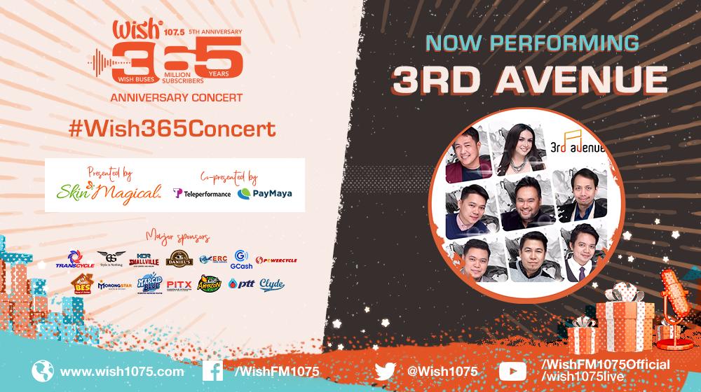 wish1075's tweet photo. Kicking off the #Wish365Concert, The Wishfuls, @rheabsc, and @the3rdavenue hype up the crowd with their renditions of "One Day" and "Secret Love Song"! https://t.co/6n4WaHbWJj