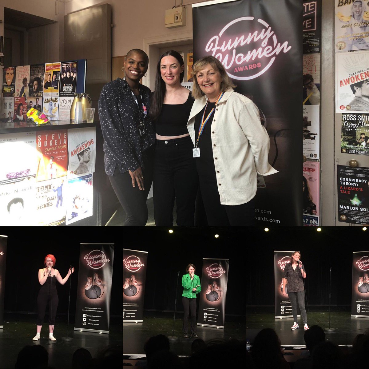 funnywomen's tweet photo. Awesome time at @edfringe Seeing shows - find reviews on our website! Amazing Funny Women on the Fringe showcases! Our last #FWAwards2019 semi-final! 
We have 6 more finalists to announce for our awards Grand Final at @bloomstheatre 19th September!

https://t.co/xynqNRbBpX https://t.co/FsEICMGLqb