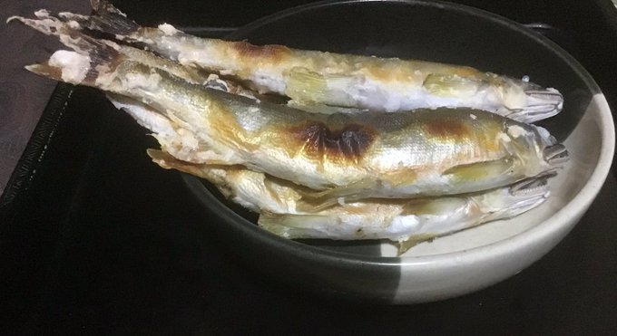 鮎の塩焼のtwitterイラスト検索結果