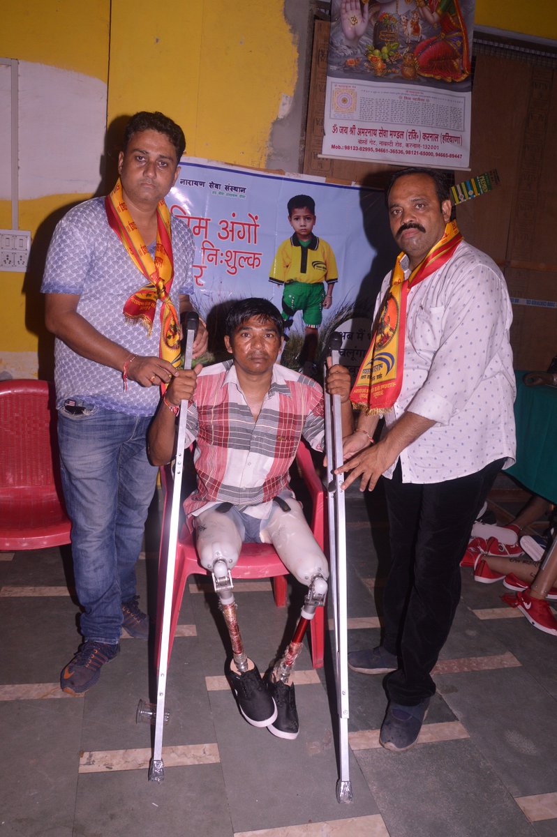 narayanseva_'s tweet photo. Aids &amp; Appliances distributed to the differently-able in Aligarh today.
#Artificiallimb #Distributioncamp #freeofcost https://t.co/aH8MBqY7Pa