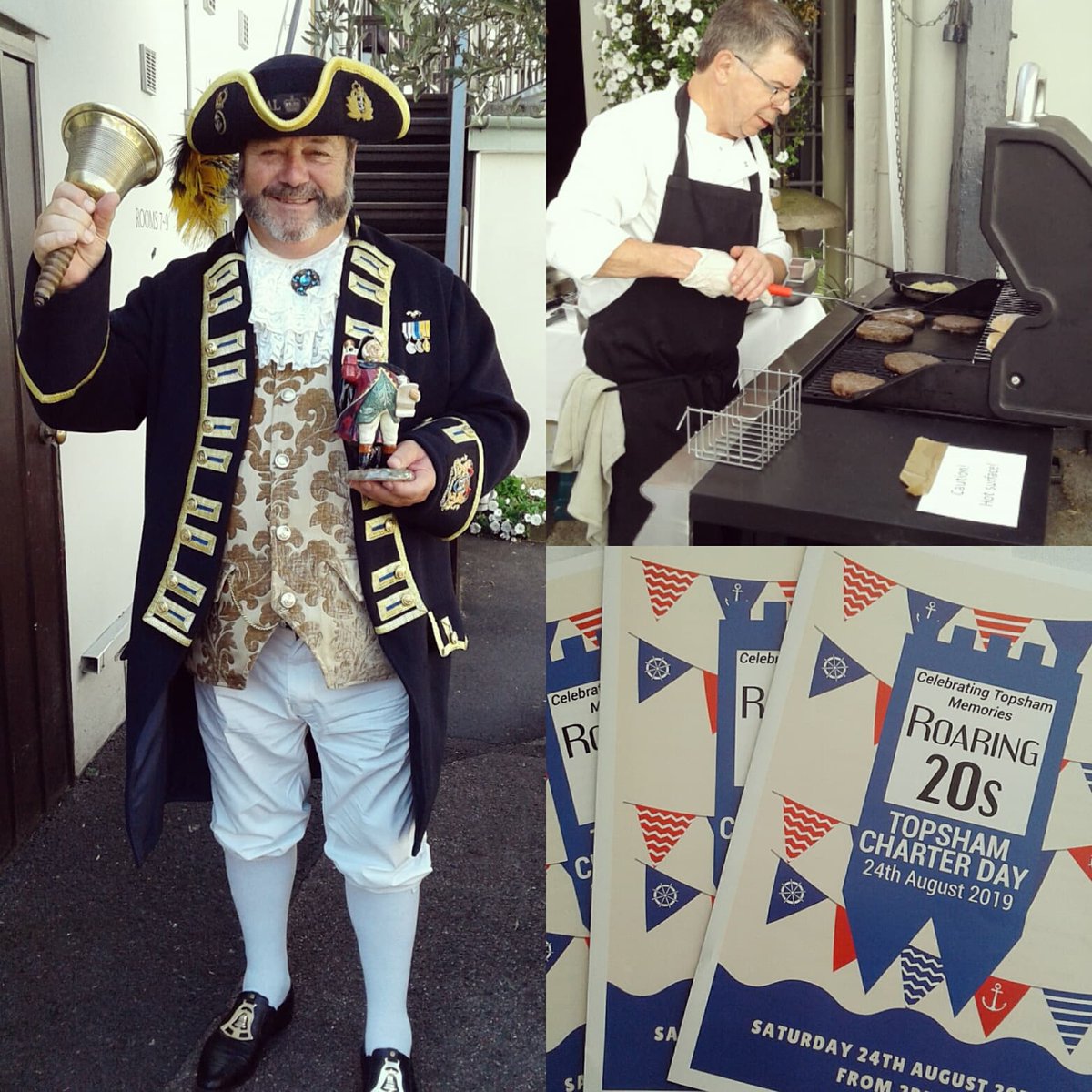 Congratulations to the winners of the town crier competition yesterday! #topsham #theglobe #globetopsham #staustell #staustellbrewery #devon #devonculture #southwest #towncrier #towncriercompetition #charterday #cornwall #summer