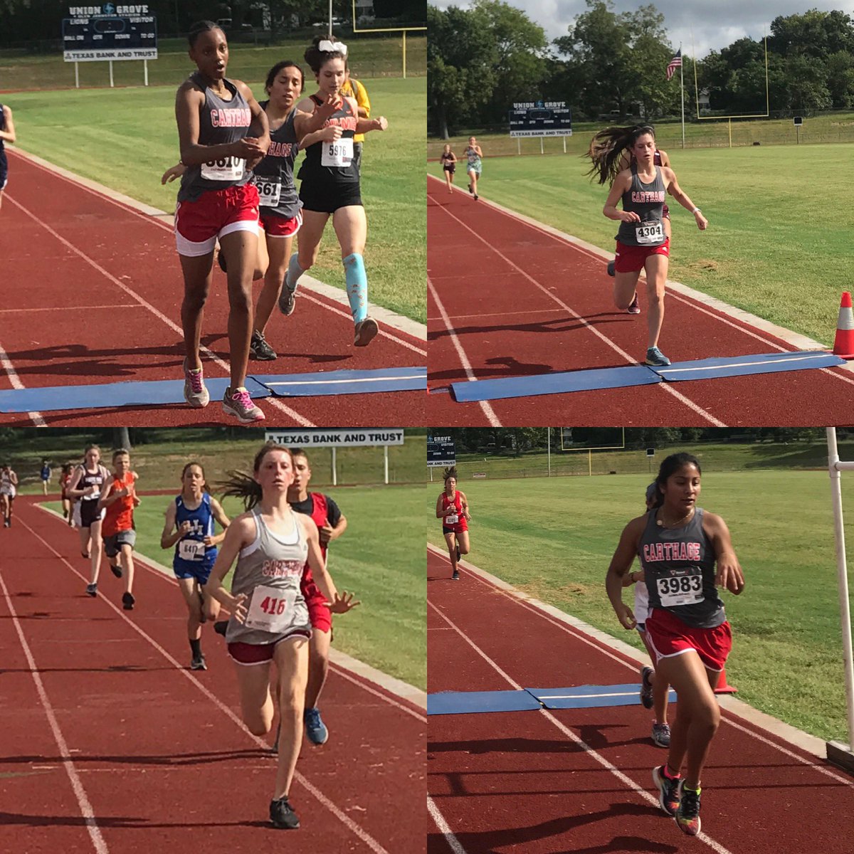 carthagedawgs's tweet photo. Both the boys’ team and the girls’ team placed 3rd in the Union Grove XC meet on Saturday. Here are some pictures of your XC Dawgs in action! #runlikeadawg🐾 https://t.co/bDMQrqkvHR