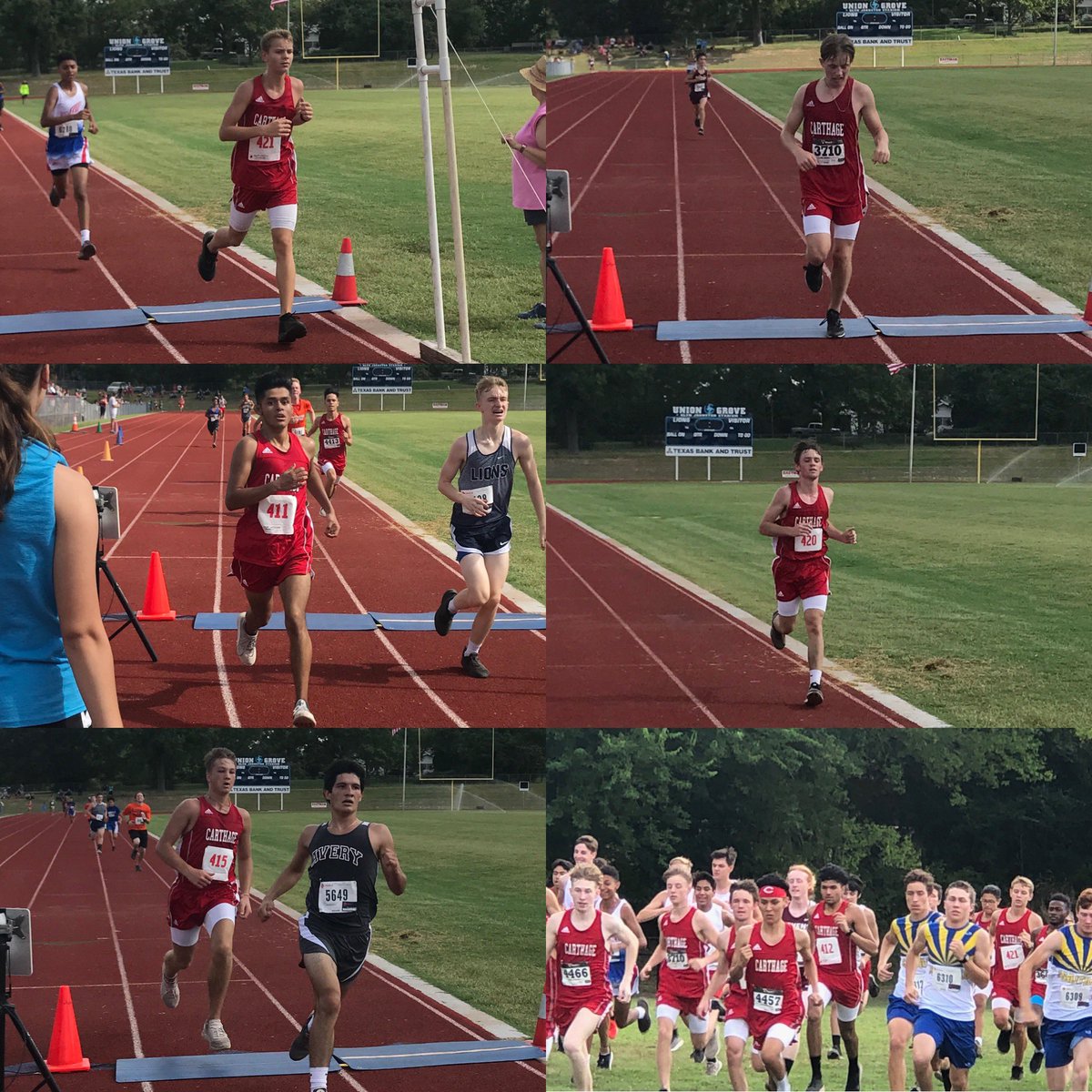 carthagedawgs's tweet photo. Both the boys’ team and the girls’ team placed 3rd in the Union Grove XC meet on Saturday. Here are some pictures of your XC Dawgs in action! #runlikeadawg🐾 https://t.co/bDMQrqkvHR