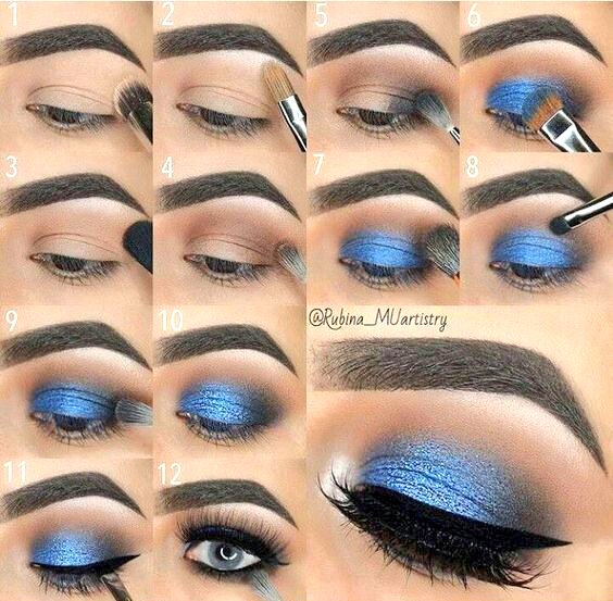 Nessie Dell Makeup auf Twitter: „Ahumado de ojos en azul rey.  /svN5uTVNYX“ / Twitter