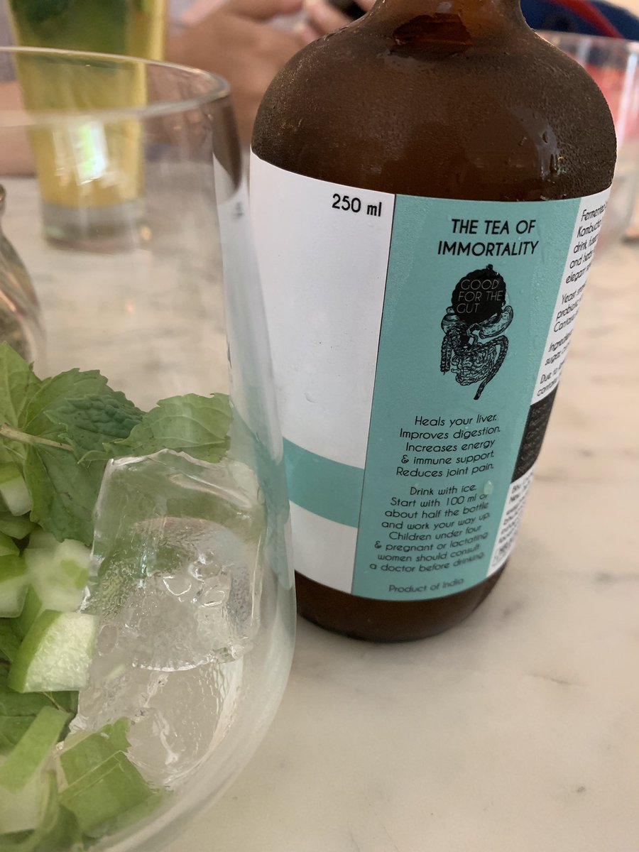 palkisu's tweet image. चाय और चोंचले। 
“Kombucha derives its name from a Korean physician, Dr. Kombu, who famously whipped a pot of this fermented tea as a cure for Japan’s Emperor Inkyo in 415 AD.”
#FermentedTea