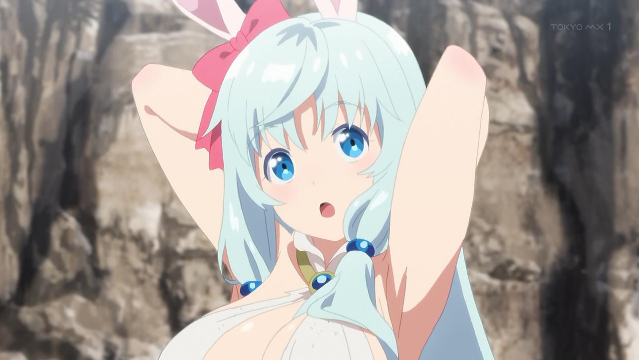 Aranime ありふれた職業で世界最強 6話 残念なウサギ ユエとハジメは遂に地上に帰還 そこに 待ってました と兎人族 兎人族のシア 白い裸と青い瞳が超可愛くて 残念 なとこがまた可愛い おっぱい大きく肉感が最高 ギャグ調の勢いある Aranime ありふれた職業で世界最強 6話 残念なウサギ ユエとハジメは遂に地上に帰還 そこに 待ってました と兎人族 兎人族のシア 白い裸と青い瞳が超可愛くて 残念 なとこがまた可愛い おっぱい大きく肉感が最高 ギャグ調の勢いある