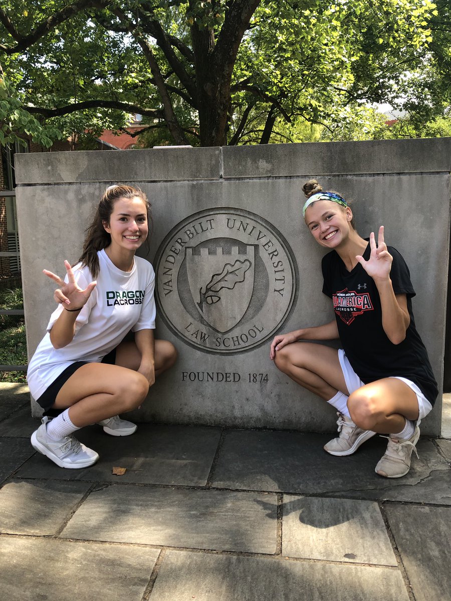 LadyDragon_Lax's tweet photo. Some of our awesome Lady Dragon LAXers, Logan and Landry Risenhoover, rocked it at the Vanderbilt Camp this week! Way to go girls and way to represent Lady Dragon Lax! 🥍💚🐉 https://t.co/Qn7tu9UHDk