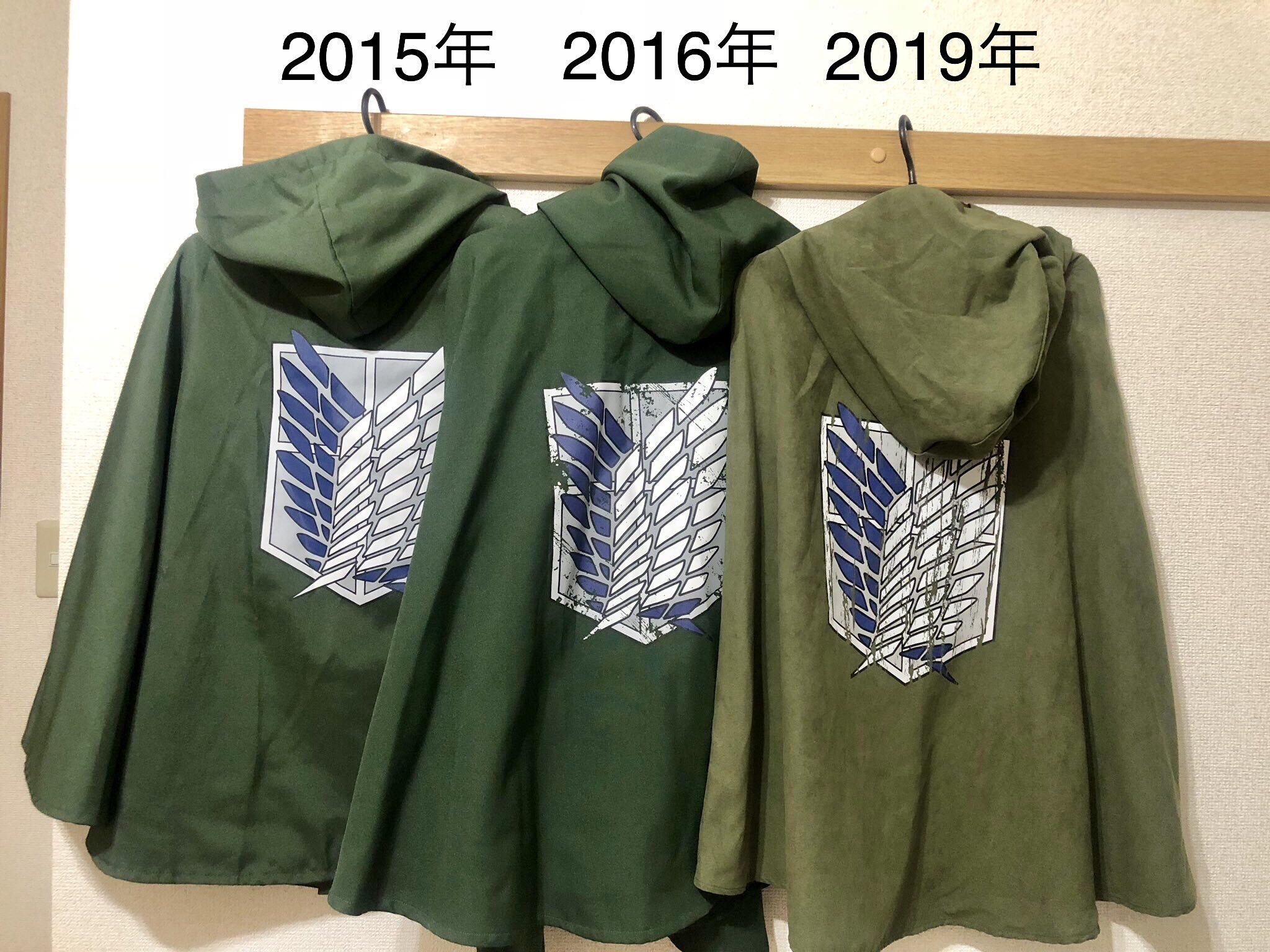 雑巾 ユニバーサル クールジャパン19 15年進撃コラボでusjデビューして この世にこんなに楽しい場所 があるのか と感動しました 等身大巨人やクロノイド 4dやハリドリコラボ リアルショー マントのダメージや色褪せ 兵団飯の進化っぷり全てに大