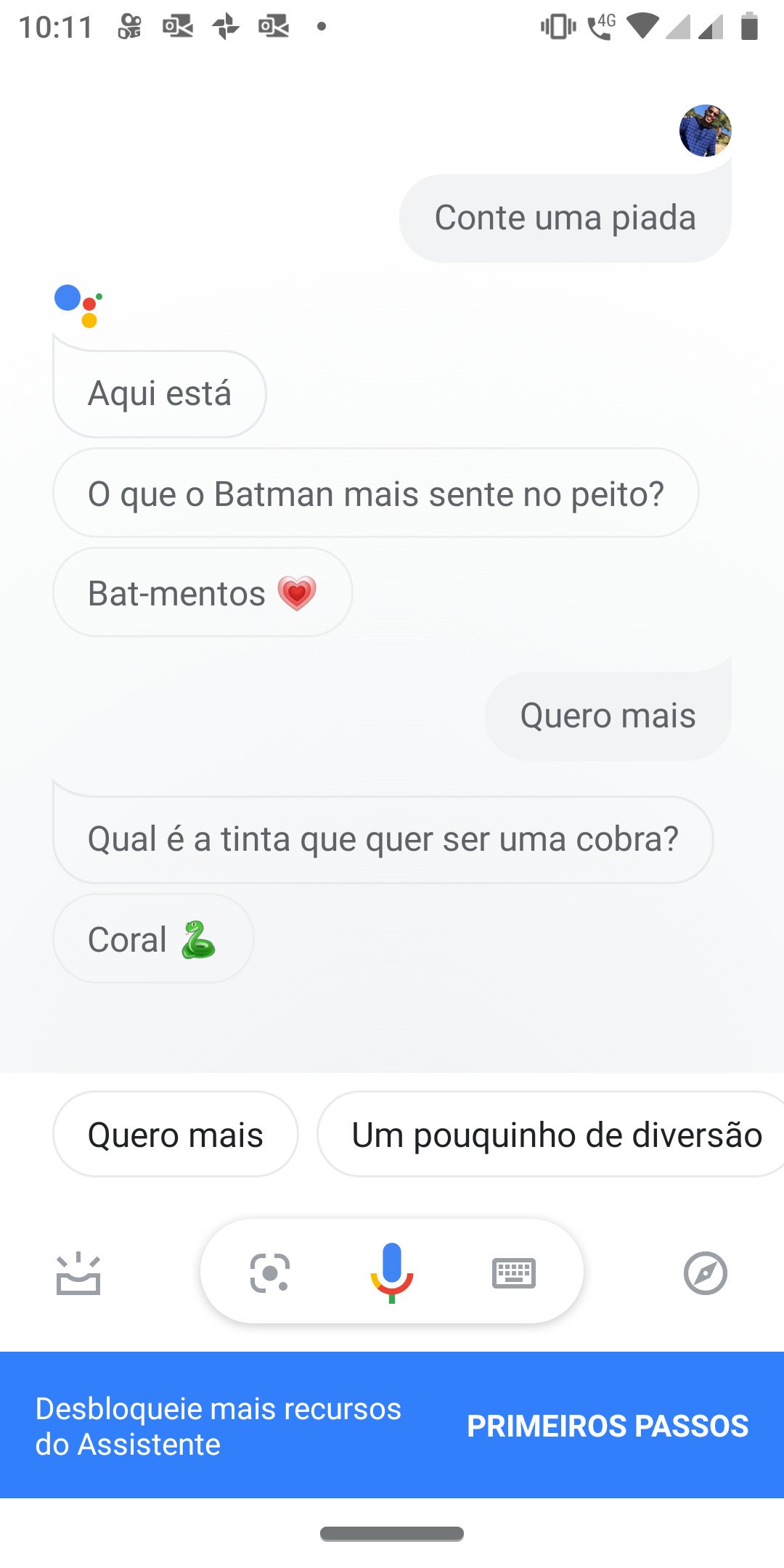 GOOGLE ASSISTENTE NÃO PARA DE CONTAR PIADAS (PIADAS DO GOOGLE