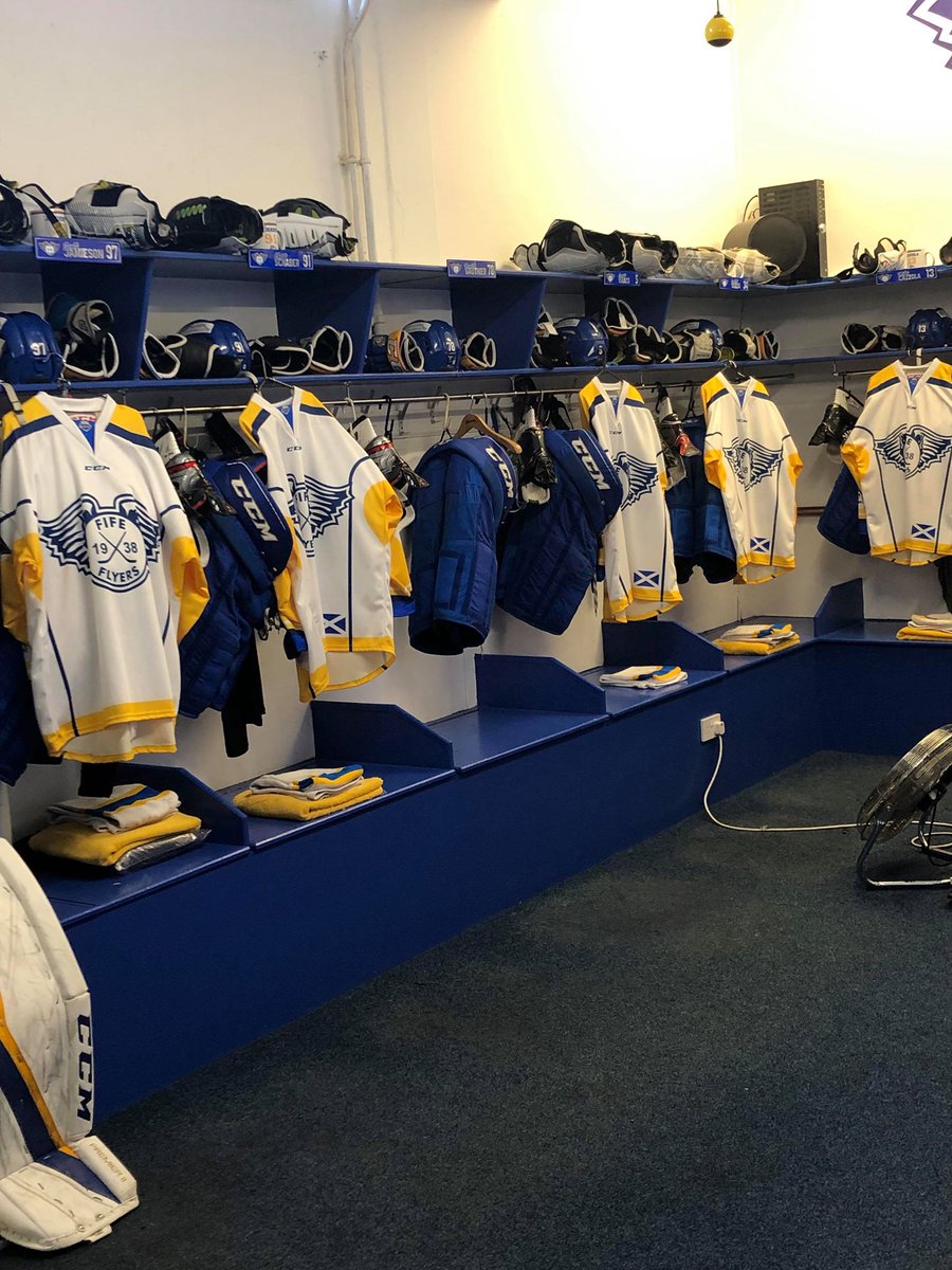 FifeFlyers's tweet image. PHOTO | All set up and ready to go. Goose has the locker room ready for the guys to suit up and play hockey. 

#WeAreFife | #BringTheNoise