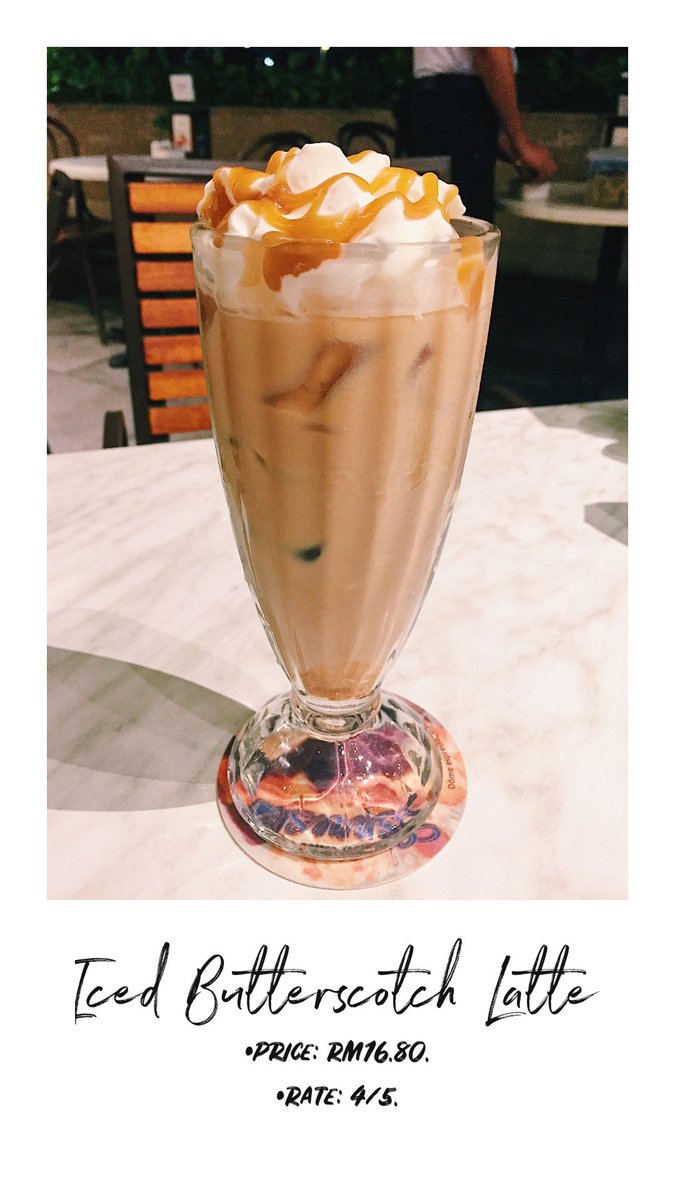 FooDemonPics's tweet photo. Iced Butterscotch Latte at Dome Cafe.
•
Price: RM16.80
•
#foodporn #desserts https://t.co/Gw3DzZRWvf