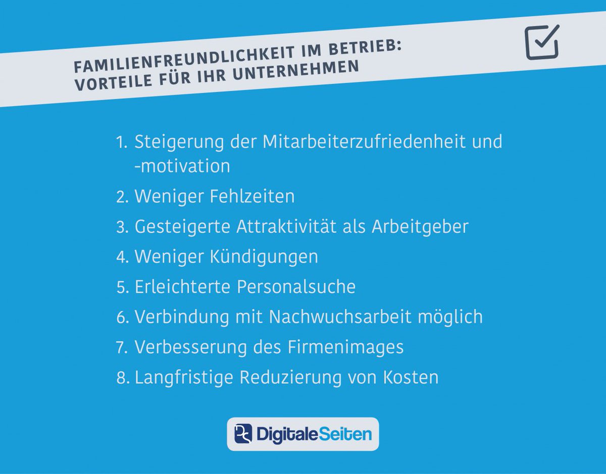 Dachdeckercom's tweet image. Wenn immer mehr junge Arbeitnehmer nach familienfreundlichen Arbeitgebern suchen, könnt Ihr Euch schon mit kleinen Maßnahmen von der Konkurrenz abheben und im Kampf um Mitarbeiter punkten: digitaleseiten.de/blog/den-eigen… #Fachkräftemangel via @digitaleseiten