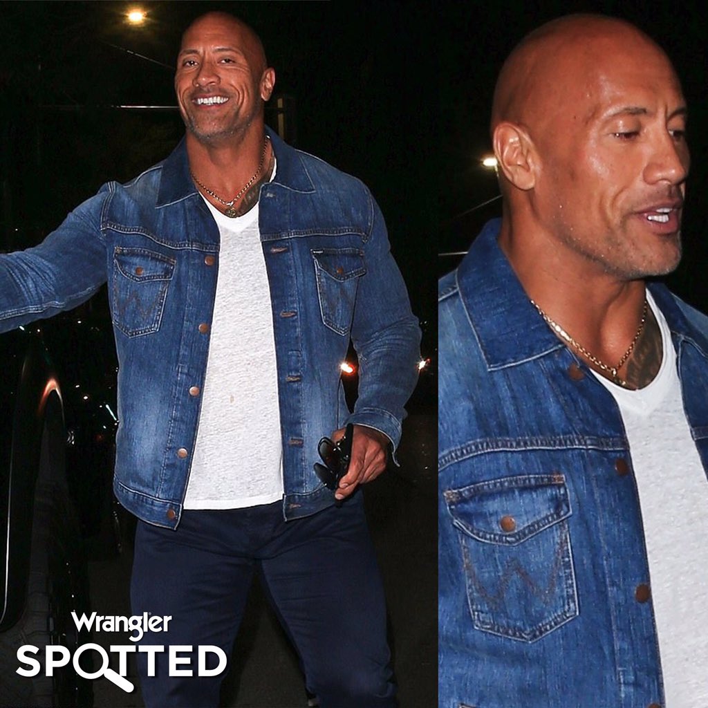 WranglerPH's tweet photo. The Rock out there rockin’ a classic Wrangler denim jacket!
Cop your own jacket here: https://t.co/hJDhbYZ7cE!
#WranglerPH #WranglerJeans https://t.co/fp8xBxNJcL