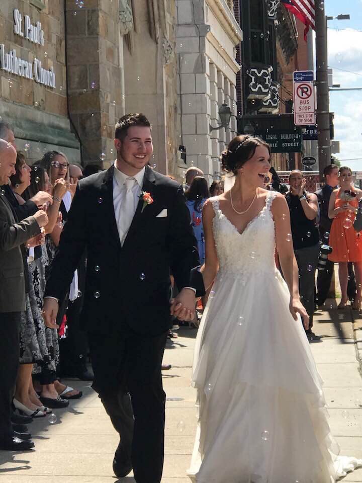 stpaulstoledo's tweet photo. Yesterday on a beautiful and sunny day in ohio, Bridget and Jake we’re married at our church. We love seeing happy couples! https://t.co/YU8iAOxQ2p