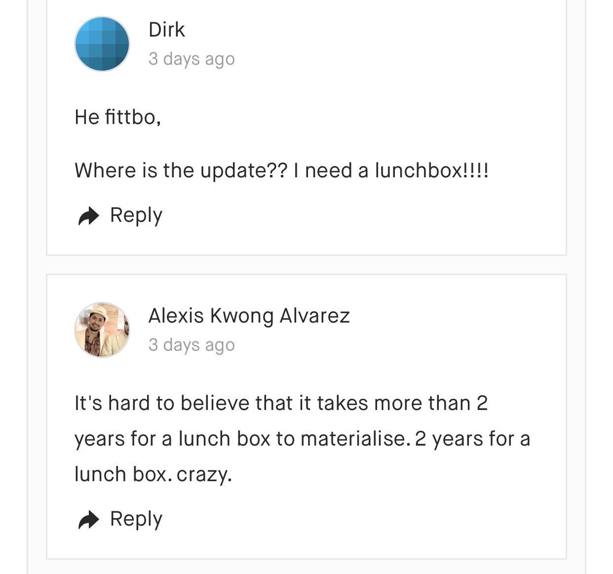The comment section has gotten ugly...“This has been the longest mould process in the industry since the first industrial revolution” is a killer line.