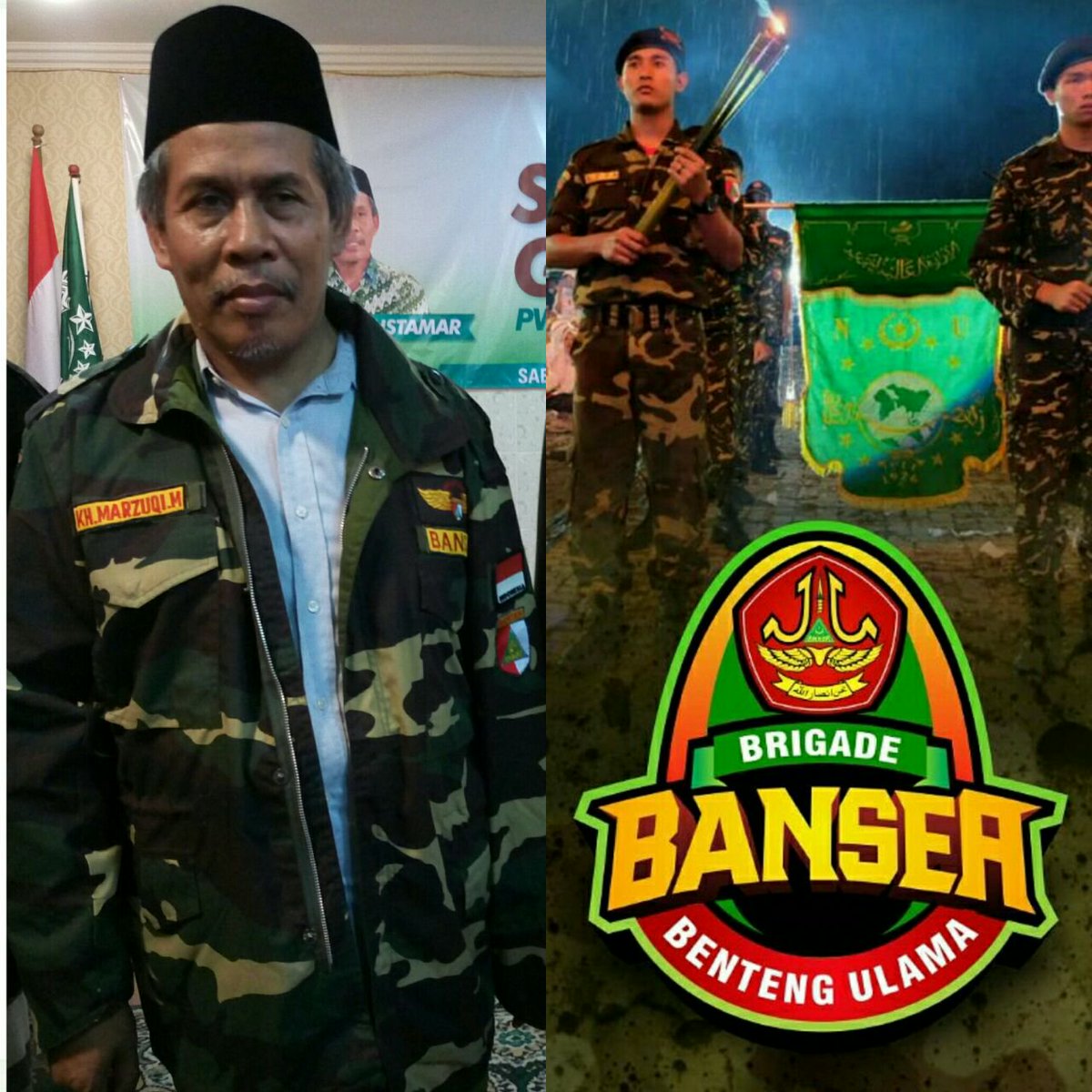 pwnujatim's tweet photo. "Sejarah sudah membuktikan, hanya Banser NU yang ikhlas lahir batin berkhidmat untuk Kiai dan NKRI"

#BanserUntukNegri 
#BanserUntukNegeri 
#BaktiKamiUntukNKRI https://t.co/awLO5Kz1Ns