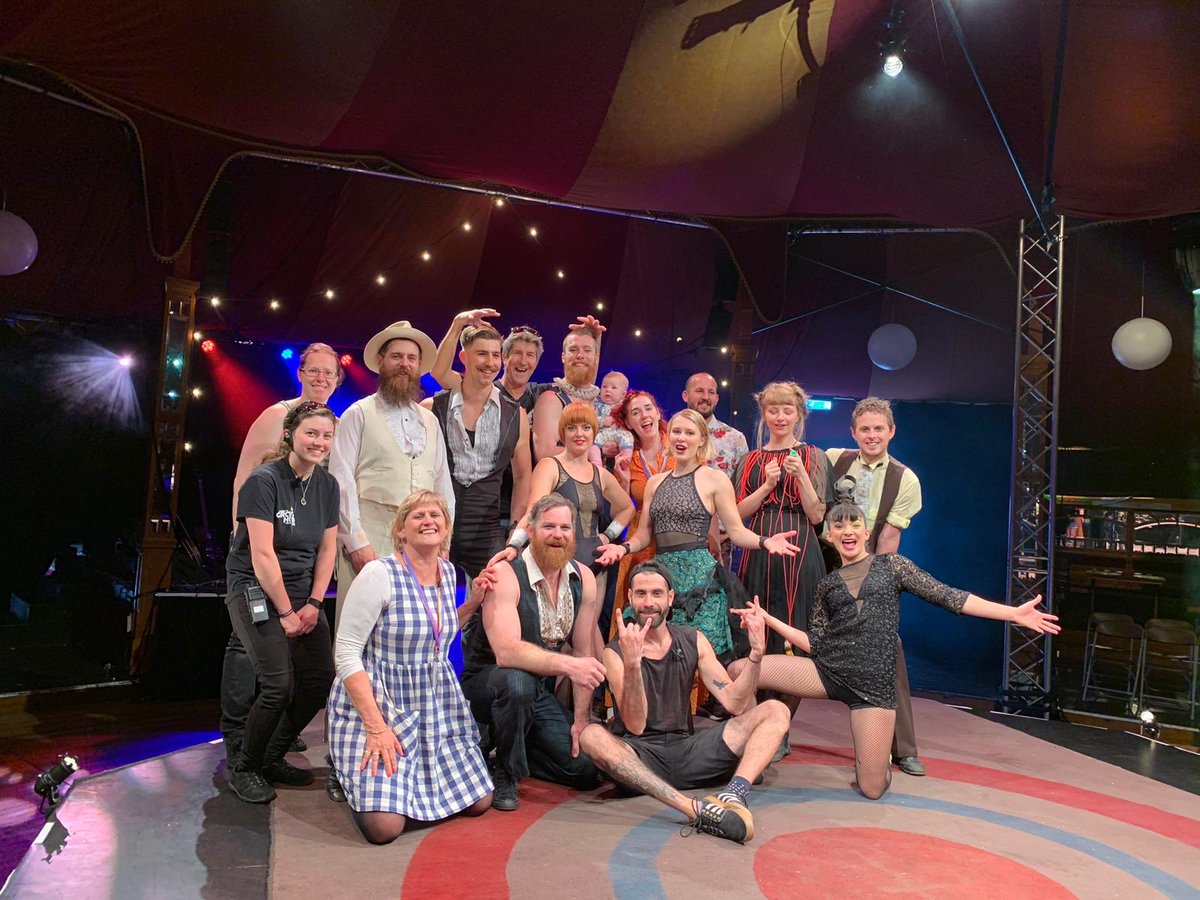 McguffinChelsea's tweet photo. A big thank you to all of tech, front of house staff, #clusterarts and everyone else involved behind the scenes that made #lecoup at @FollowTheCow what it was.  Without you, we’d be bumbling about in the dark.
#edinburghfringe #circus https://t.co/jjnZDclMpv