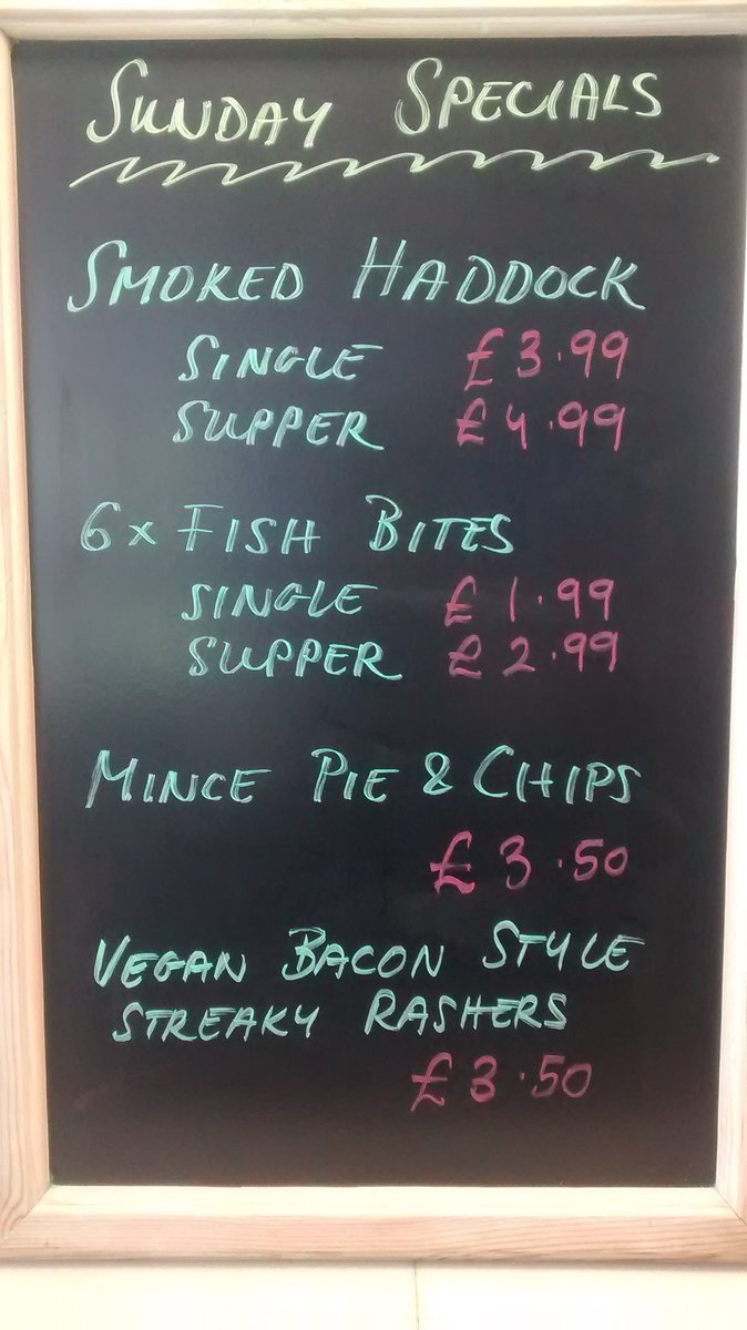 LandSeaChippy's tweet photo. Great offers on a sunny Sunday https://t.co/QAD7Ayl6st