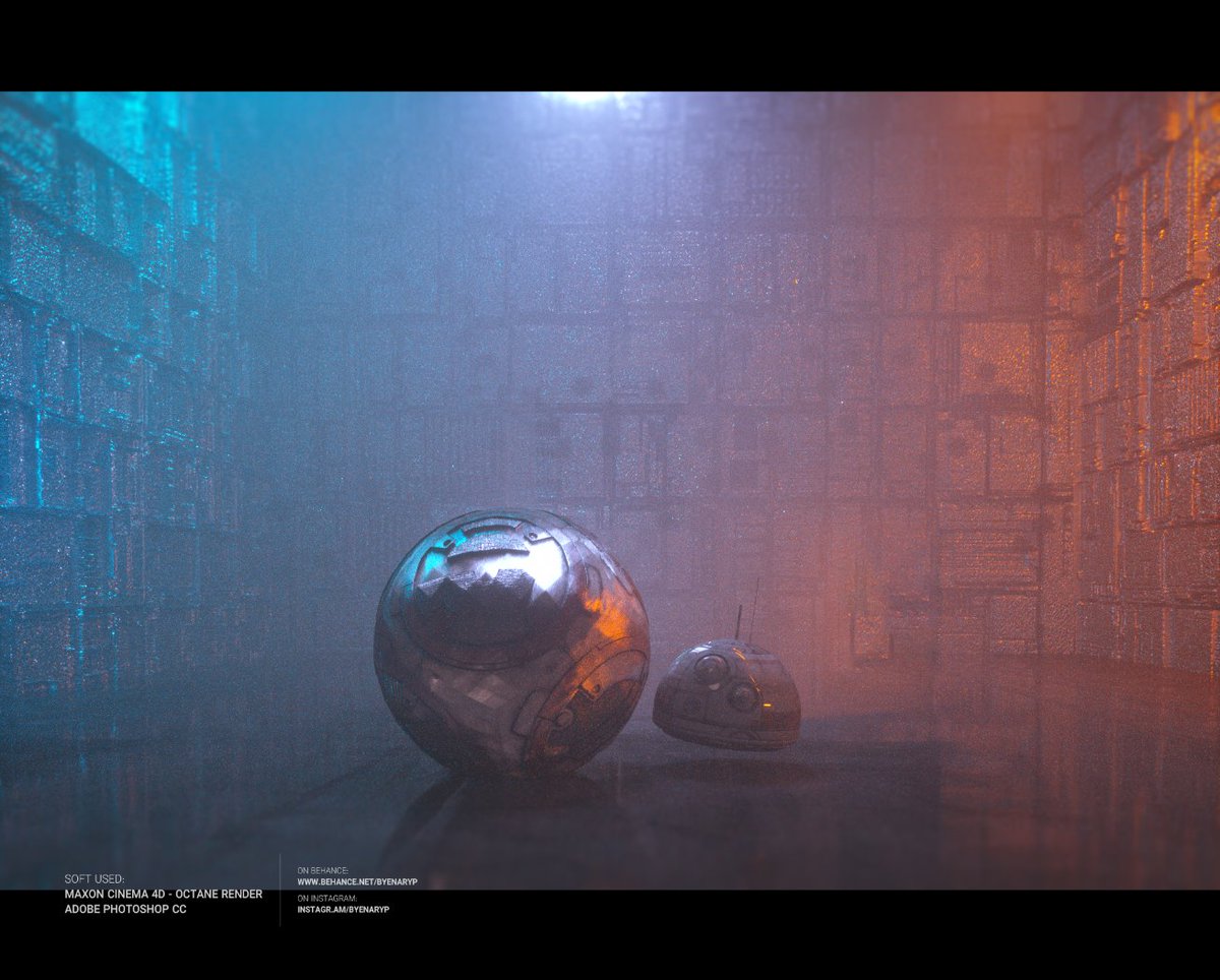 Byenaryp's tweet photo. Soft. I used: Cinema 4D (Modeling, Material) - OctaneRender (Rendering) - After Effects CC (Grading)
Displacement map I used: https://t.co/synEX81vUC, Materials: https://t.co/qDTG13qVKF
-
-
#Cinema4D #Octane #Color_Grading #behance #mdcommunity #enter_imagination #keep_practicing https://t.co/16ot3UpChW