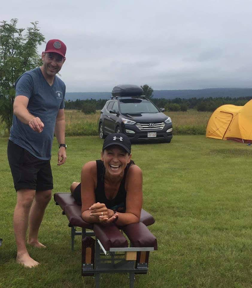 novaphysio's tweet photo. Dr. Liam Ryan is committed to helping his patients and athletes. He travelled to #capes100 to support his running patients and was found @PGATOURCanada earlier this summer keeping players healthy. Book today in Timberlea or Burnside locations. @runnovascotia @liamryan https://t.co/gLNenUITNB
