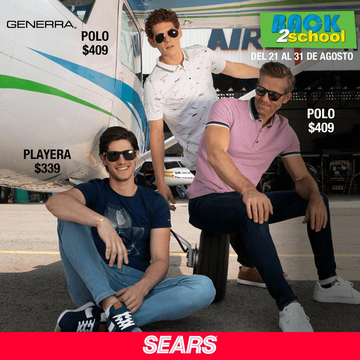 searsmexico's tweet photo. Reinventa tu look con la nueva colección que #Generra trae para esta temporada. #SearsMeEntiende https://t.co/7NxpqgBg9H