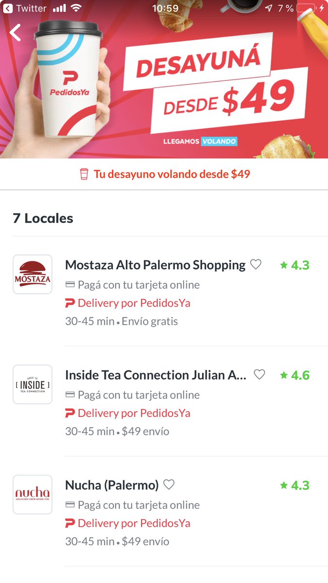 goguimoscardi's tweet photo. Ofertas de @pedidosya para esta mañana de domingo 🌈 docena de medias lunas $49 (más $49 de envío)
#DeNada #GoguiTips #SiHayCrisisQueNoSeNote #ContratenmenDeInfluenzaaaaa https://t.co/leE81LSID9
