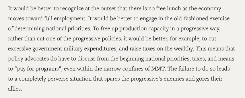 13. As Gerald Epstein says, ignoring priorities and institutional constraints will cause massive problems.