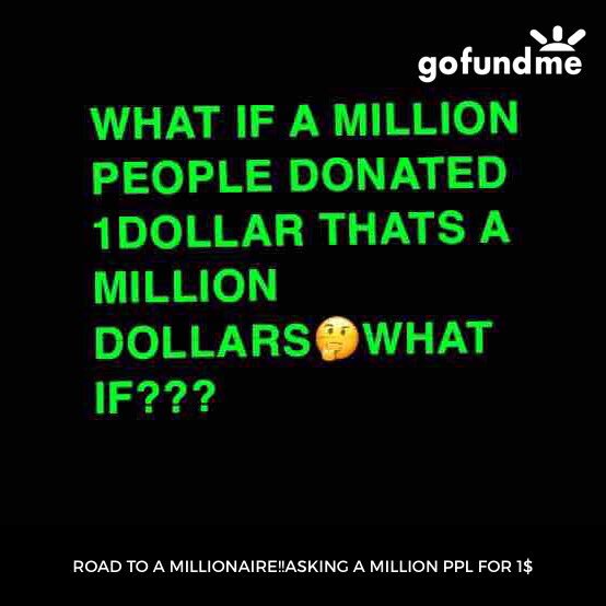 GuyWithADream1's tweet image. #Gofundme #Donate #Millionaire gofundme.com/f/rpqdf8-road-…
