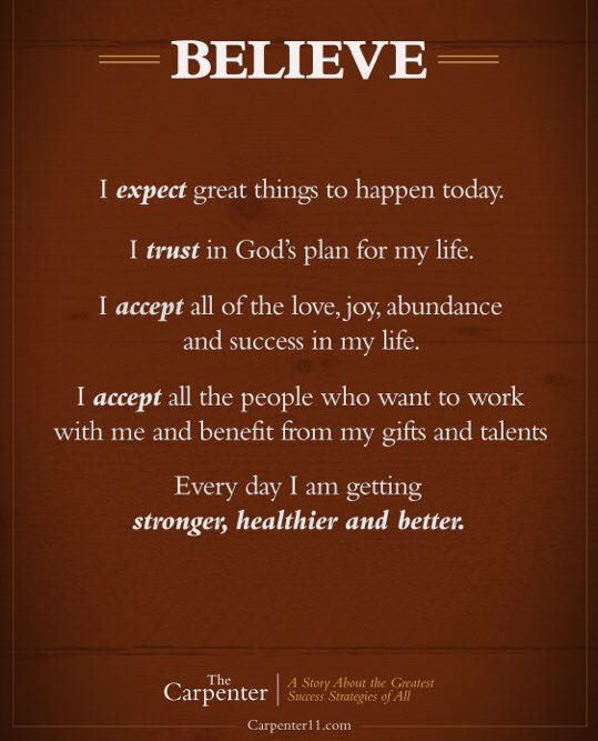 JonGordon11's tweet image. Try saying these each day for 30 days and watch how it impacts your soul and life.