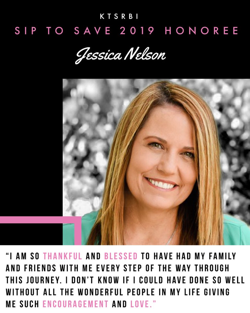 We would like to introduce another of our wonderful Sip to Save 2019: Celebrate the Night in Black and White Honorees, Mrs. Jessica Nelson. Jessica is a wife, mother, and teacher for Jefferson Parish. #Demand3D #SipToSave2019 #Previvor #StopBreastCancer