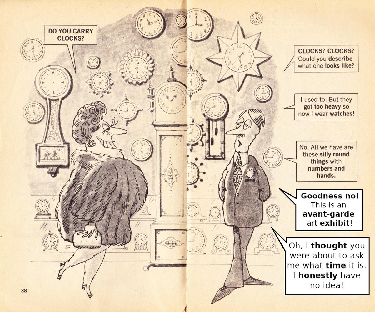 KilledByAPixel's tweet photo. Snappy Answers to Stupid Questions Redux

Sunday morning vintage cartoon by Al Jaffee with some new jokes me. Reply with your own snappy answer!

@madmagazine #mad #saveMADmagazine #IdiotsUnite #saveMAD #cartoon #comic #madmagazine #joke https://t.co/TfTx8WL3l4