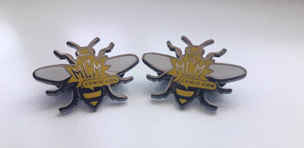 AmySimmo's tweet image. Finally managed to get hold of the exclusive #mcmcomiccon bee badges from 2019 Manchester comic con! Very helpful staff managed to post them out. So happy! 
#memories #manchestercomiccon #comiccon #geekpower #beautiful #bees  @MCMComicCon