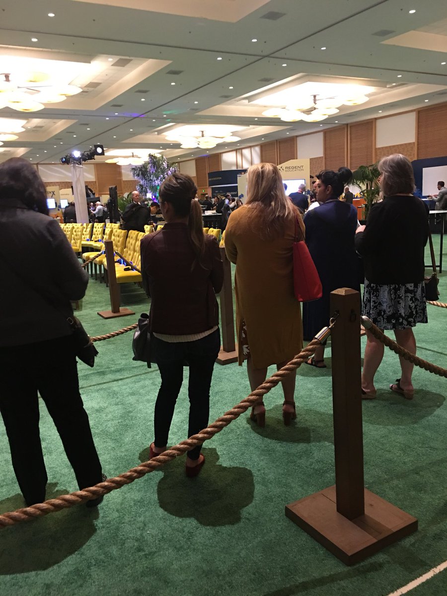 FuWaye's tweet image. Lined up at the Career Success+360 Employer Engagement section at noon #HESummit19