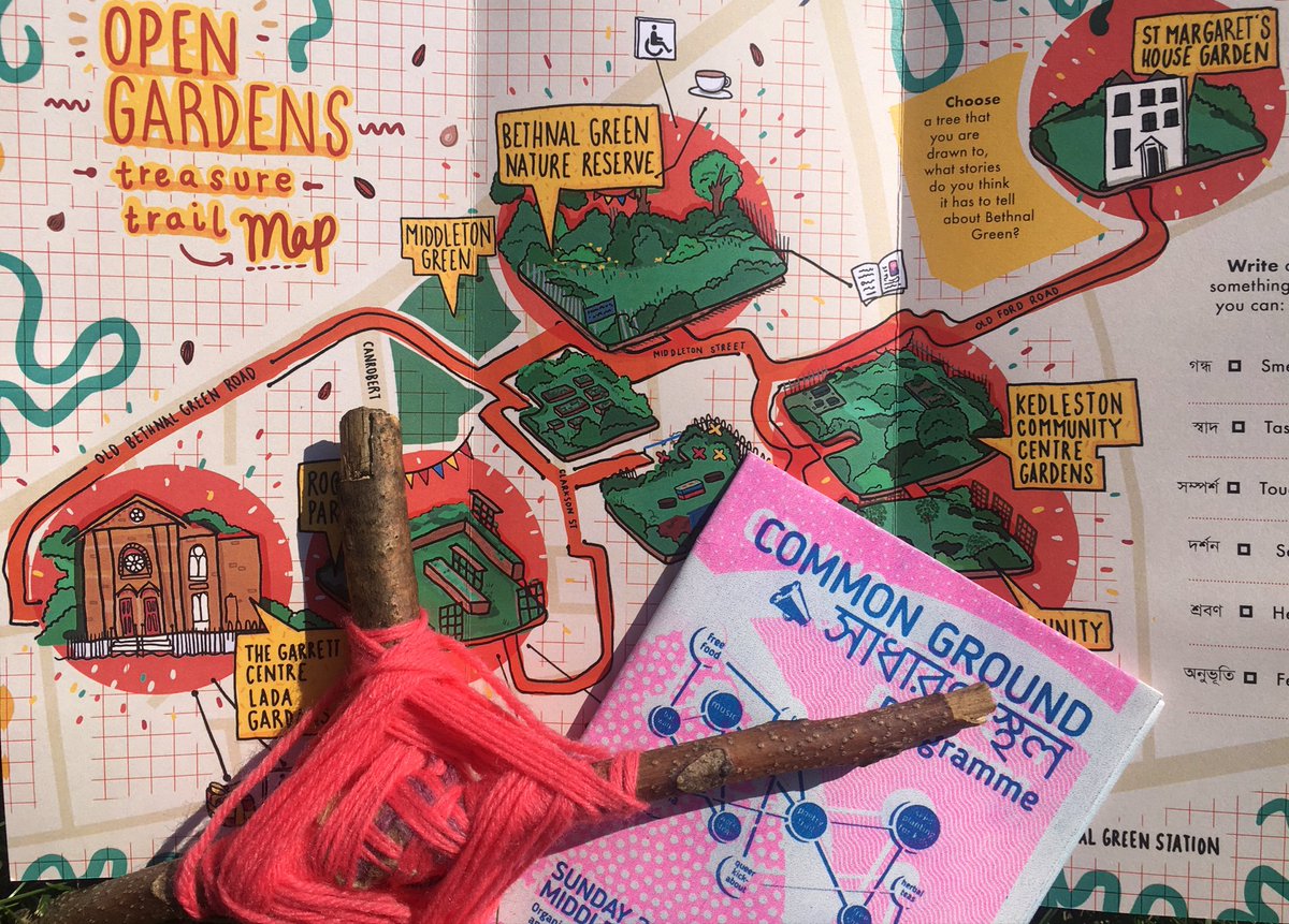 LDN_Culture's tweet photo. Fun in the sun. Getting crafty and following the poetry trail at The Common Ground today. @TheCommonHaus @PhytologyLondon @StMargaretsLDN. Supported by #CultureSeeds #Mylocalculture https://t.co/z71HGiCWqo