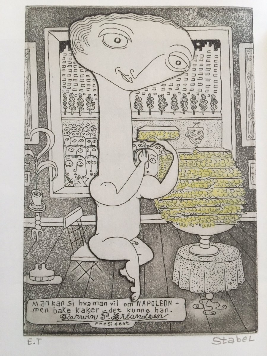 Fredrik Stabel (1914-2001), cartoons from Norway. No Comprendo press published a book about him and his work, beautiful as always - thanks to them