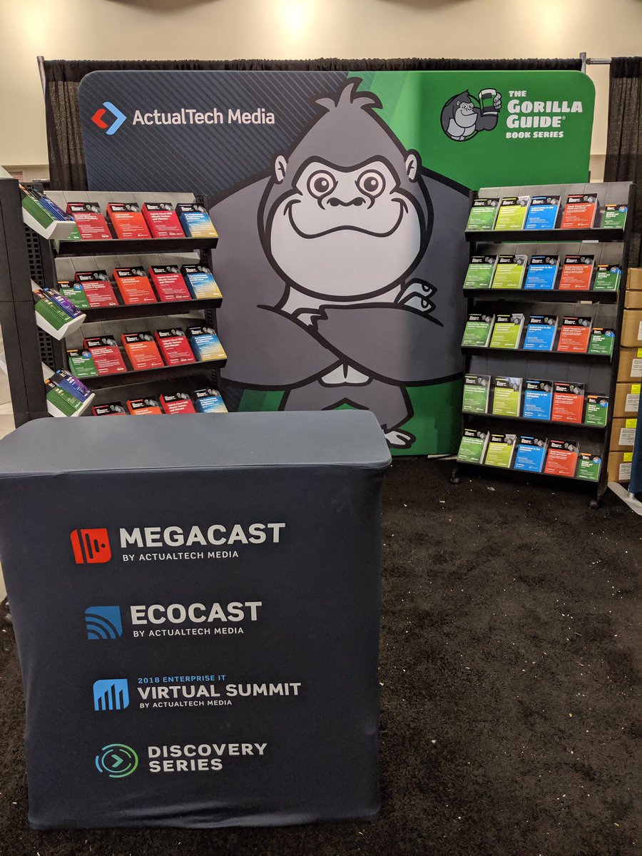 cxi's tweet image. Be sure to visit the home of the #GorillaGuide by @ActualTechMedia in booth 250 at #VMworld so many high quality book giveaways! #vExpert @VMworld @VMware @Oracle @Flexential @Zerto @PureStorage @Hitachi @Platform9 @Cohesity #vRealize #Kubernetes #K8s #Containers #HCI