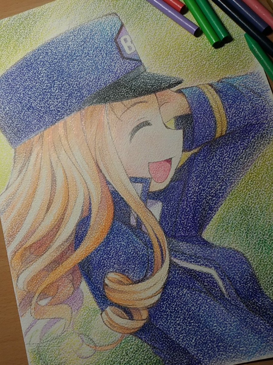 呉風 ではクーピーペンシル絵で 何度でも見てほしいお気に入りを貼るタグ