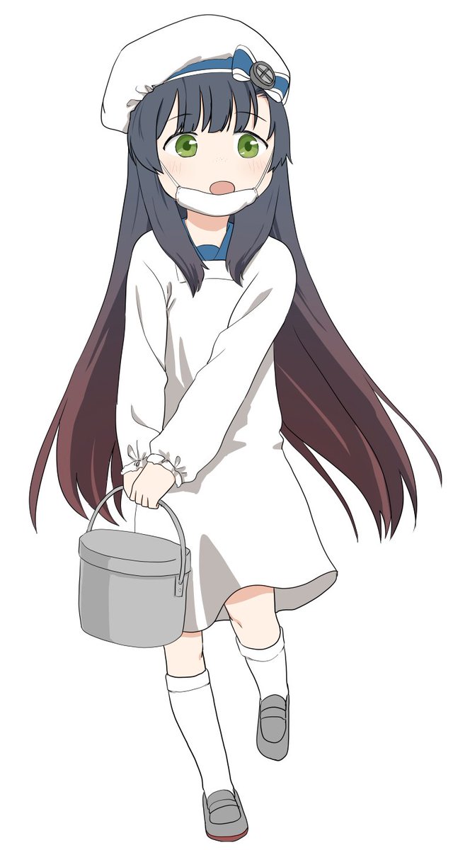 い吹 En Twitter 給食係 割烹着松輪 艦これ版深夜の真剣お絵描き60分一本勝負 艦これ版真剣お絵描き60分一本勝負 1905
